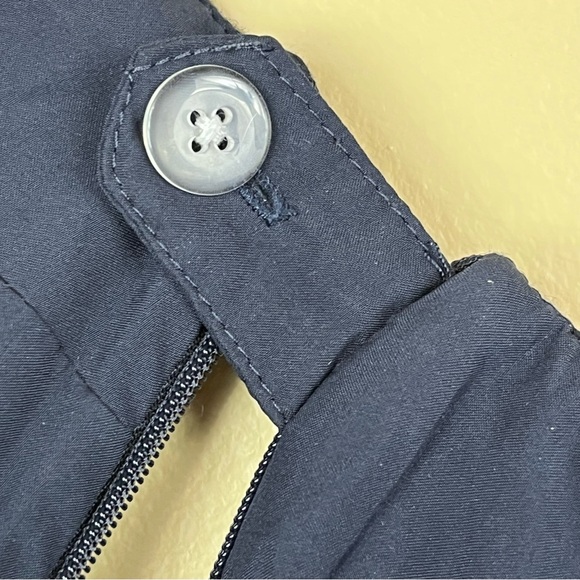 Simons Contemporaine Dark Navy Blue WOOL blend Mini Skirt, Fully Lined - Picture 8 of 11